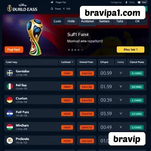 Aplicativo móvel bravip para iOS e Android